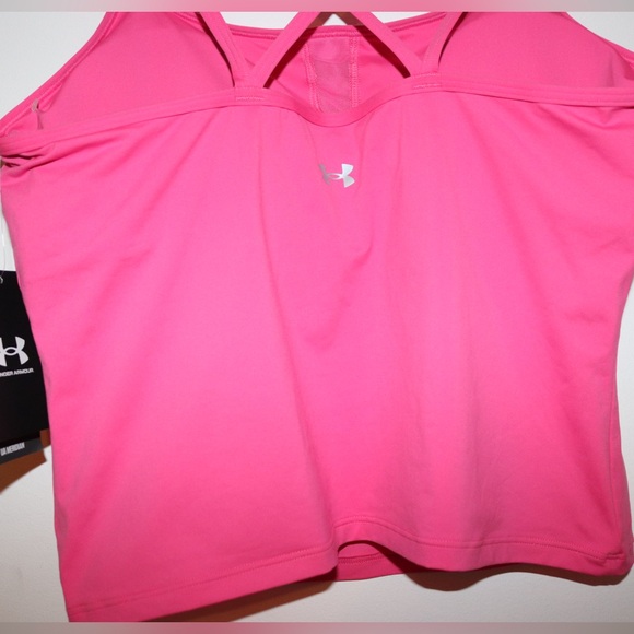 Under Armour | pink racerback tank top - Picture 4 of 9